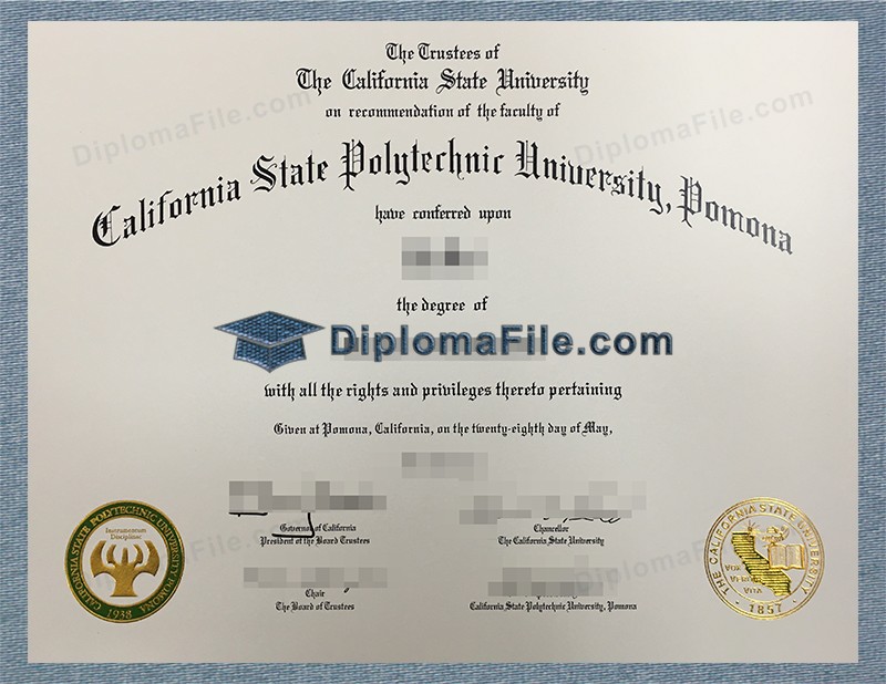 加州州立理工大学波莫纳分校文凭, California State Polytechnic University Pomona Diploma 加州州立理工大学波莫纳分校文凭, California State Polytechnic University Pomona Diploma