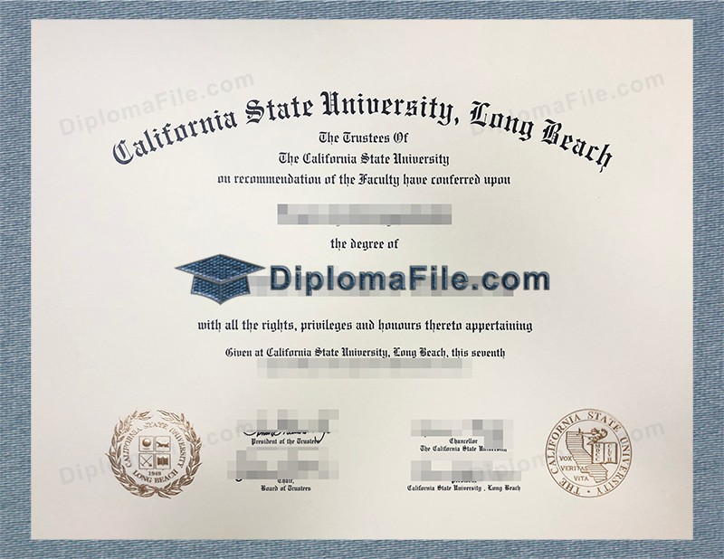 加州州立大学长滩分校文凭, California State University Long Beach Diploma 加州州立大学长滩分校文凭, California State University Long Beach Diploma