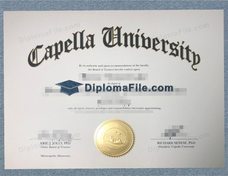 卡佩拉大学文凭, Capella University Diploma 卡佩拉大学文凭, Capella University Diploma