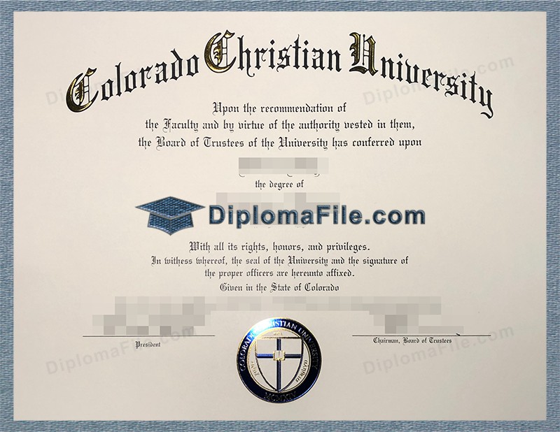 科罗拉多基督教大学文凭, Colorado Christian University Diploma 科罗拉多基督教大学文凭, Colorado Christian University Diploma
