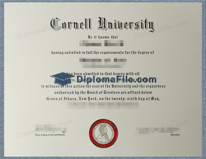 康奈尔大学文凭, Cornell University Diploma 康奈尔大学文凭, Cornell University Diploma