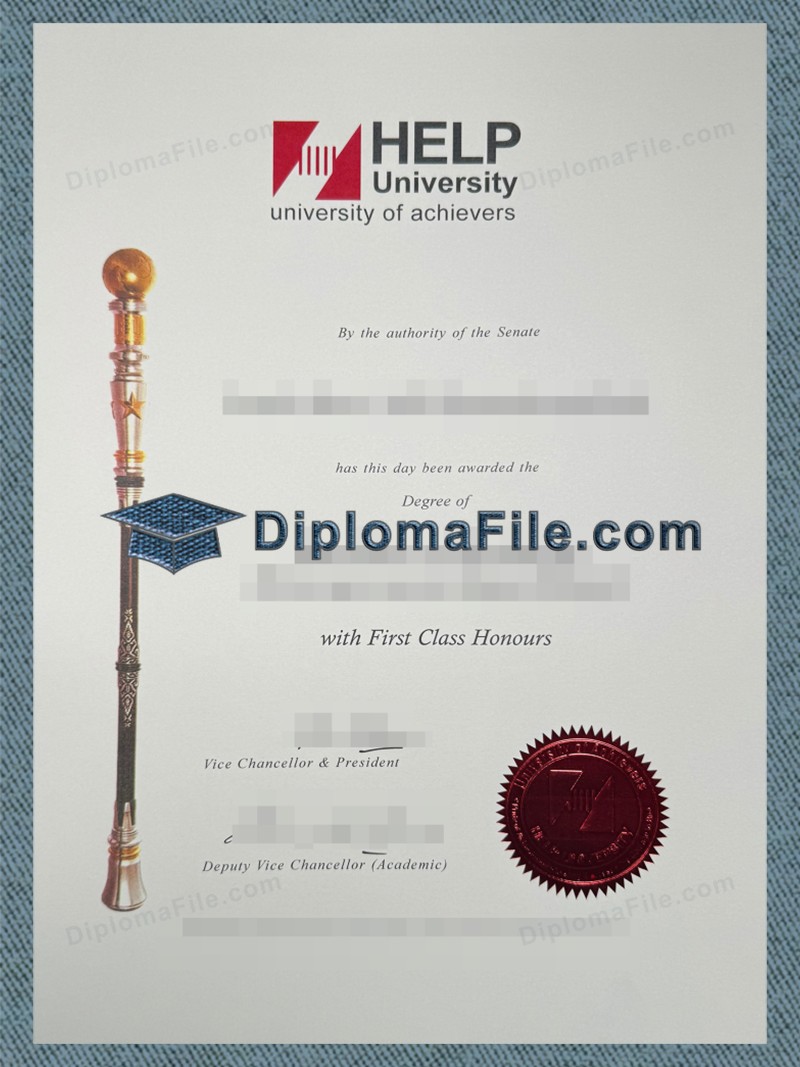 精英大学文凭, HELP University Diploma 精英大学文凭, HELP University Diploma