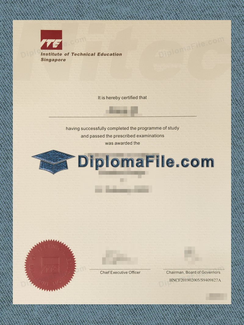 新加坡ITE证书, ITE Singapore Certificate 新加坡ITE证书, ITE Singapore Certificate