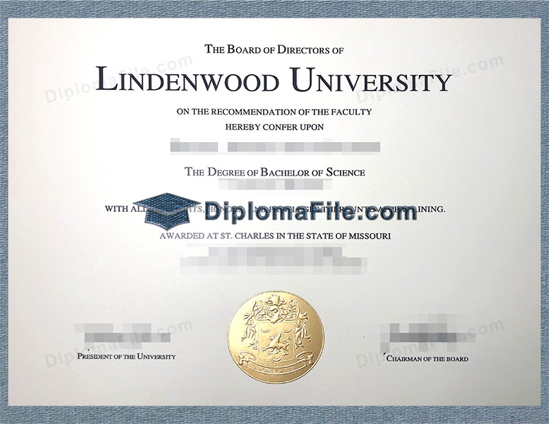 林登伍德大学文凭, Lindenwood University Diploma
