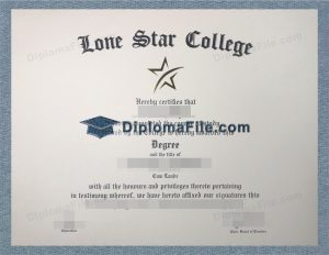 孤星学院文凭, Lone Star College Diploma