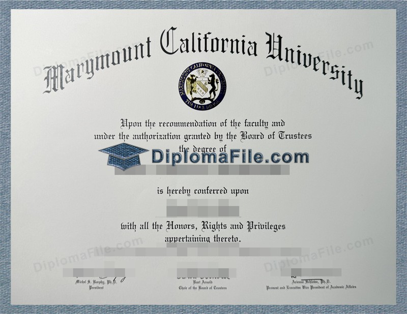 加利福尼亚玛丽蒙特大学文凭, Marymount California University Diploma 加利福尼亚玛丽蒙特大学文凭, Marymount California University Diploma