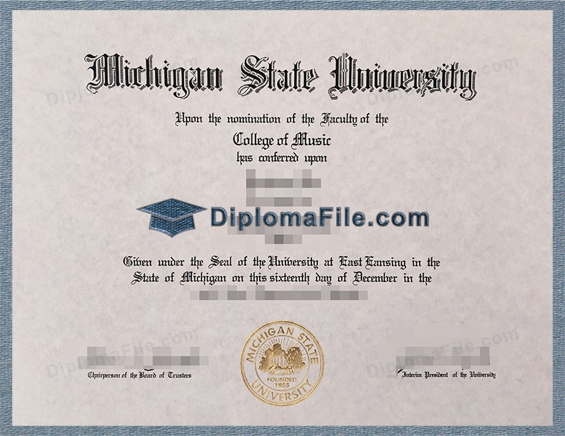 密歇根州立大学文凭, Michigan State University Diploma 密歇根州立大学文凭, Michigan State University Diploma
