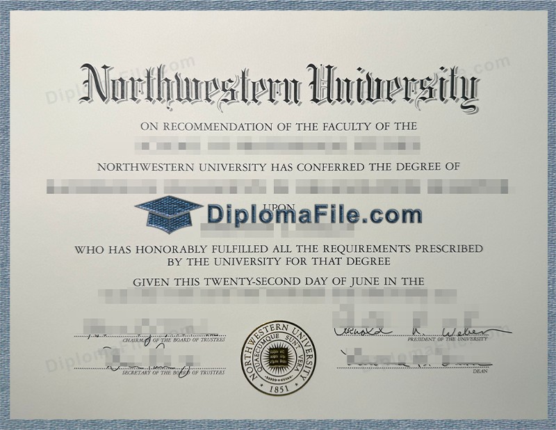 西北大学文凭, Northwestern University Diploma 西北大学文凭, Northwestern University Diploma