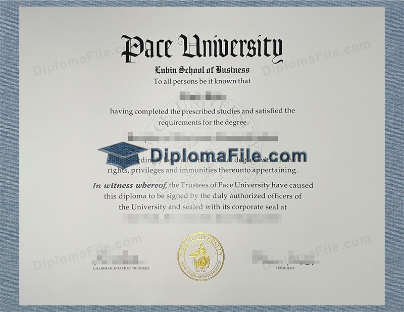 佩斯大学文凭, Pace University Diploma 佩斯大学文凭, Pace University Diploma