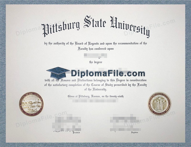 匹兹堡州立大学文凭, Pittsburg State University Diploma 匹兹堡州立大学文凭, Pittsburg State University Diploma