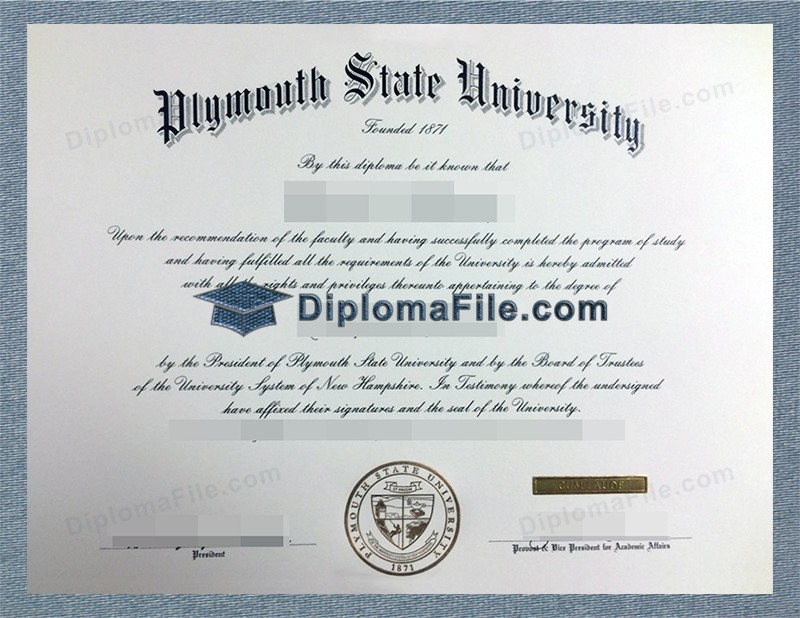 普利茅斯州立大学文凭, Plymouth State University Diploma 普利茅斯州立大学文凭, Plymouth State University Diploma