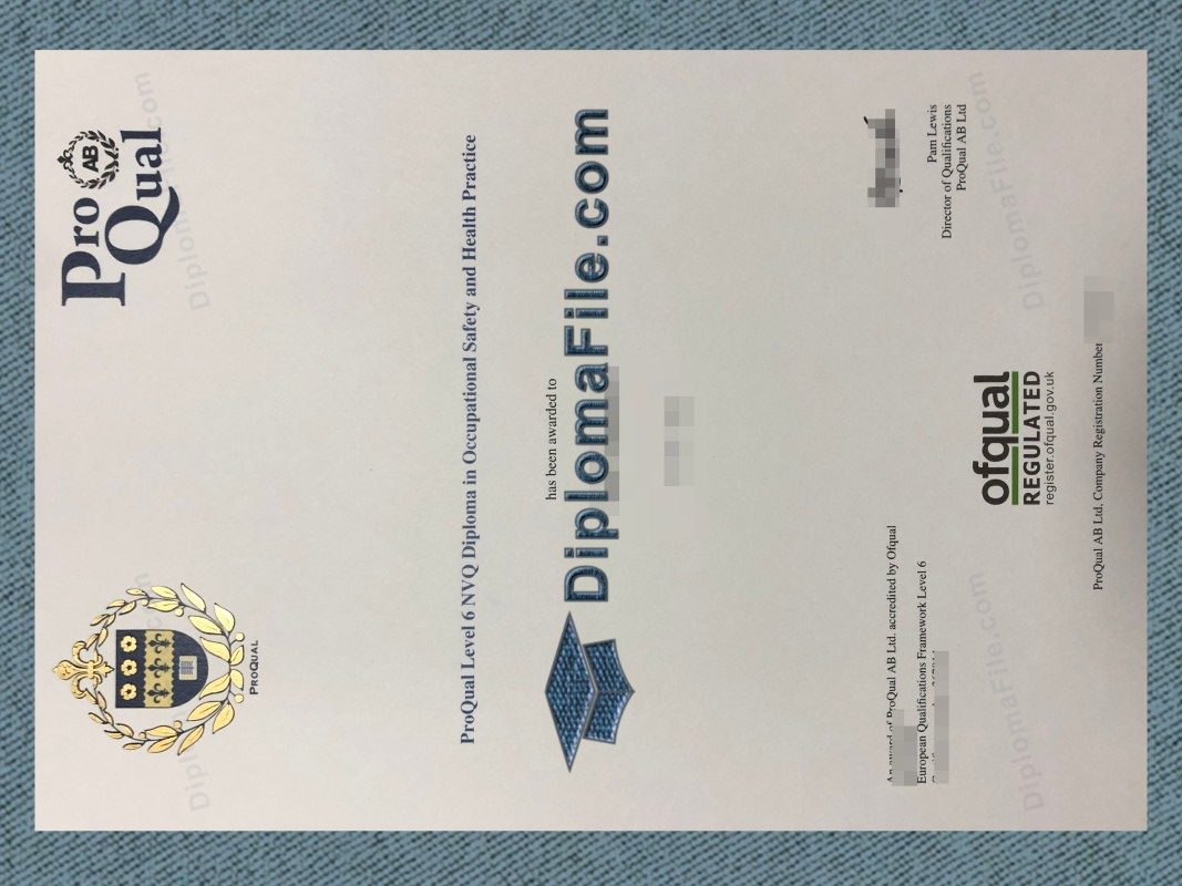 ProQual文凭, ProQual Diploma