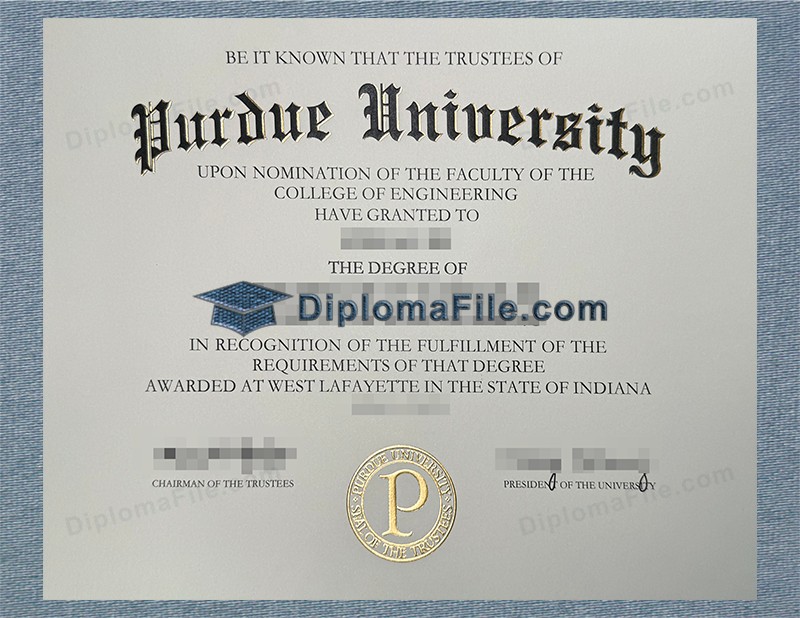 普渡大学文凭, Purdue University Diploma 普渡大学文凭, Purdue University Diploma