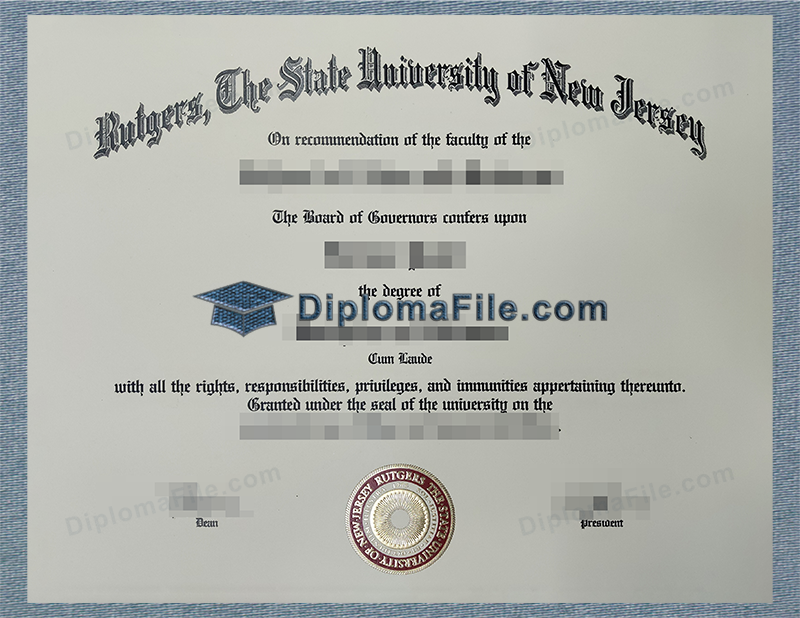 罗格斯大学文凭, Rutgers University Diploma 罗格斯大学文凭, Rutgers University Diploma