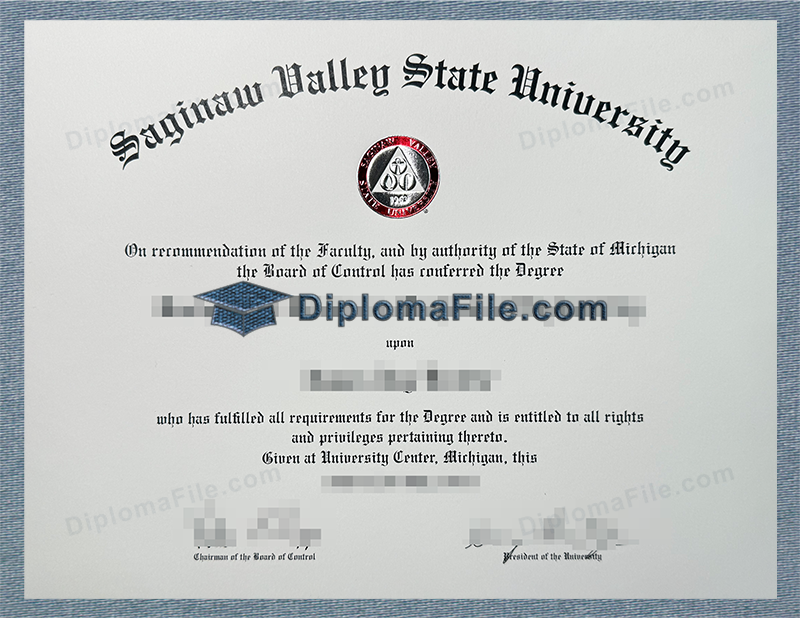 萨吉诺谷州立大学文凭, Saginaw Valley State University Diploma 萨吉诺谷州立大学文凭, Saginaw Valley State University Diploma