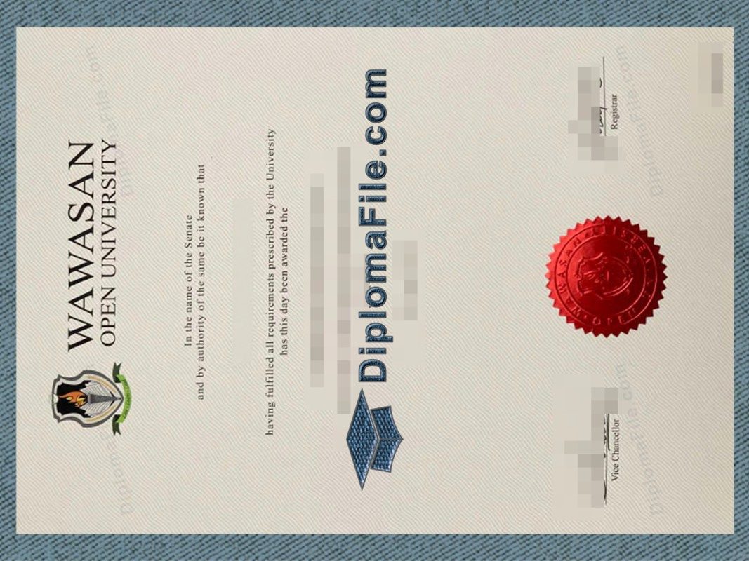 宏愿开放大学文凭, Wawasan Open University Diploma