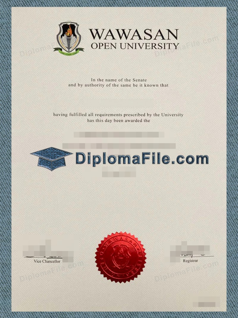 宏愿开放大学文凭, Wawasan Open University Diploma 宏愿开放大学文凭, Wawasan Open University Diploma