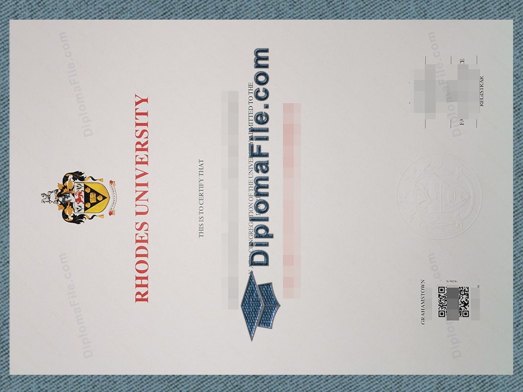 罗德斯大学文凭, Rhodes University Diploma