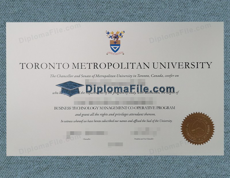 多伦多都会大学文凭, Toronto Metropolitan University Diploma